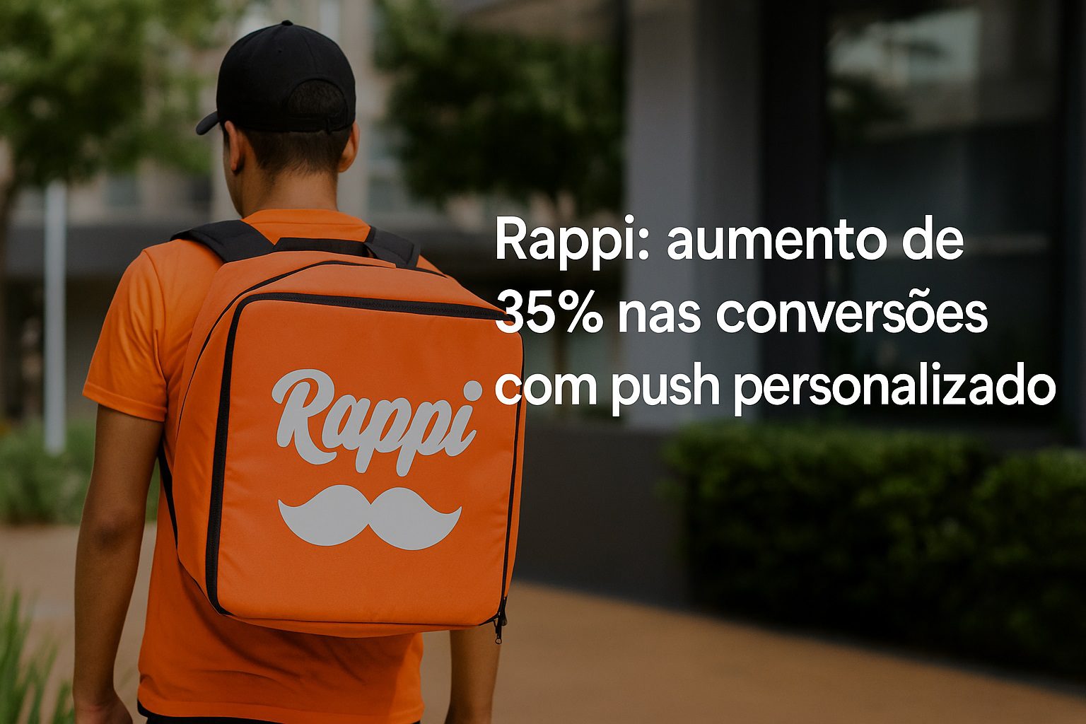 Rappi Rider Rappi: aumento de 35% nas conversões com push personalizado