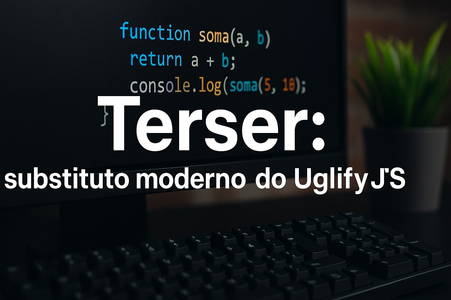 Terser: O Minificador Moderno que Supera o UglifyJS
